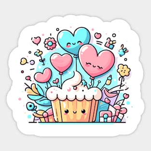 Valentine Party Sticker